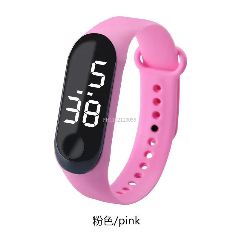 LED Digital Watch Men Women Casual Fashion Sport Girls Bracelet Boys Watches Electronic Silicone Wrist Watch for Children Kids