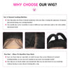 12A Double Drawn 210% Density Bone Straight Hair Bob Wig 13x4 Lace Front Wig 10-16 Inches Chocolate Brown Human Hair Wig