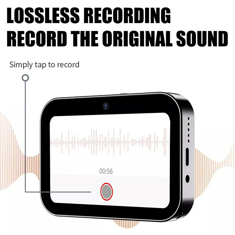 64GB D6 Digital Camera 4K HD Camera Recorder Music Player Touch Control Screen Vlogging Camera Night Vision 64MP Camcorder