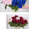 3/5/10/20pcs Roses Artificial Flowers Rose Flower Branch Artificial Red Roses Realistic Fake Rose for Wedding Home Decor