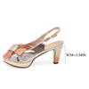New Arrival Women Nigerian Italian Shoes and Bags Set Decorated with Rhinestone Peep Toe High Heels Women Pumps for Wedding