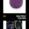 Bling Car Steering Wheel Cover W/ Crystal Diamond Sparkling Car Suv Rhinestones Steering Wheel Protector Vehicle Auto Decoration