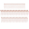 24Pcs/90Pcs Flatware Set Stainless Steel Silverware Utensil Kitchen Tableware Forks Knives Spoons Cutlery for Home Restaurant