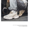 Autumn Men's New Breathable Sports Shoes Fashion Thick Sole Casual Shoes Comfortable and Versatile Trendy Running Shoes Spring