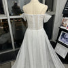 Bella White Glitter Prom Dresses Shiny Sequins Mermaid Wedding Dress Customized Long Train Off Shoulder Vestidos De Fiesta 2024
