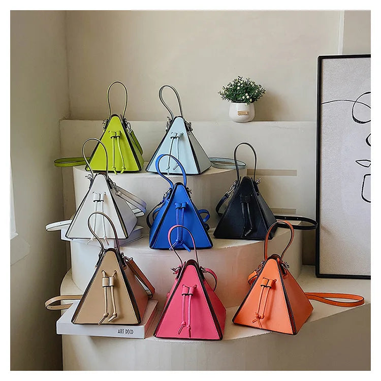 Fashion Ladies Shoulder Bags Handbag Sense of luxury Women Bags High quality Leather Crossbody Bag Designer Female Triangle Bags