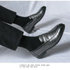 High Quality Leather Shoes Men British Style Wedding Business Brogue Shoes For Men Size 48 Men's Dress Shoes Formal Leather Male