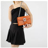 Crocodile Embossed Shoulder Bags For Women Flap PU Leather Fashion Rhinestone Decor Small Square Crossbody Bag Designer Handbag