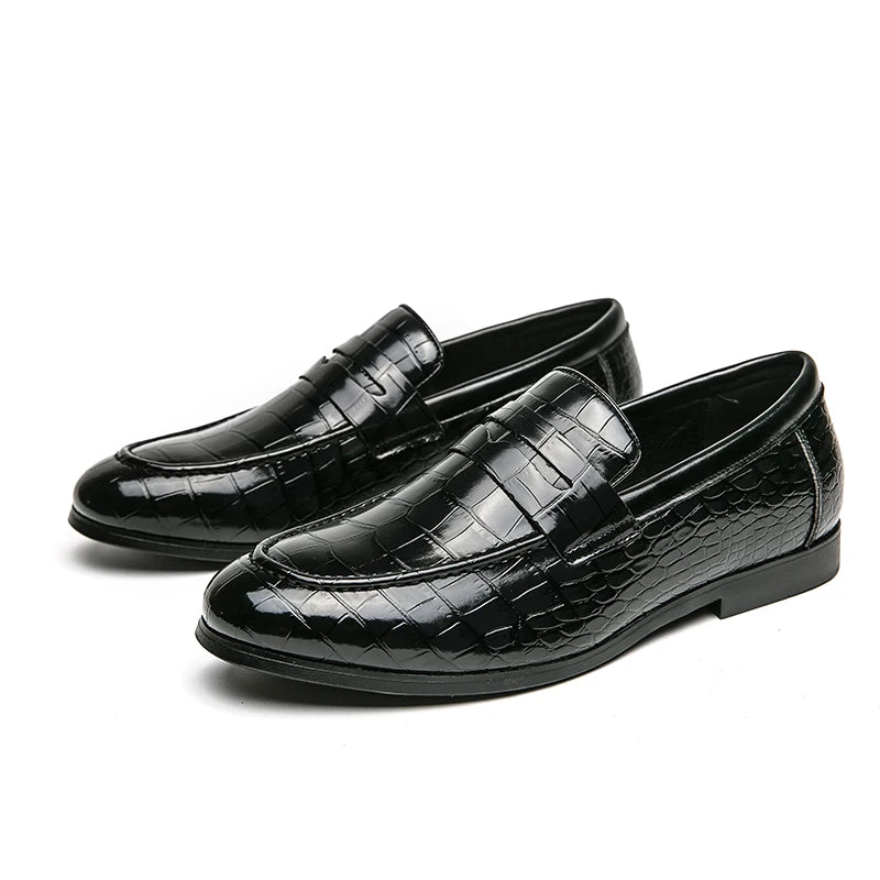 High Quality Leather Shoes Men British Style Wedding Business Brogue Shoes For Men Size 48 Men's Dress Shoes Formal Leather Male
