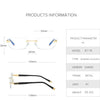 Men Blue Light Blocking Reading Glasses Women Dimond Cutting Rimless Eyeglasses Frame Anti Fatigue Hyperopia Presbyopic Eyewear
