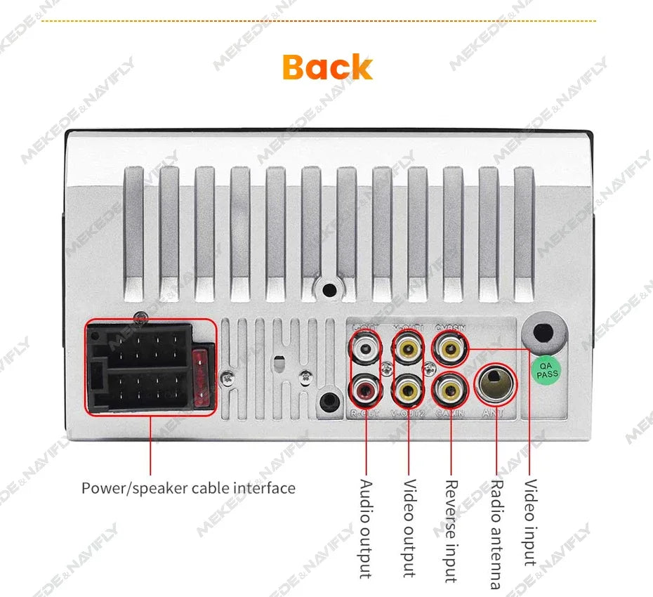 2DIN MP5 Video Player 7'' Universal Car Radio Multimedia Support Bluetooth USB TF FM Carplay Android Auto Touch Stereo Autoradio