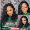 200% Short Curly Bob Wigs Lace Front Human Hair Wigs 13x4 4x4 Deep Wave Lace Frontal Wigs 100% Human Hair Brazilian Hair 14 Inch