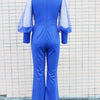 Ladies Elegant Office Jumpsuit Romper For Women 2023 High Waist Wedding Overalls Sequins Bodycon Long Sleeve Party Jumpsuit Club