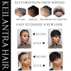 Chocolate Brown Short Pixie Cut Wig Human Hair For Black Women Machine Made Wigs With Bangs Brown Pixi Short Human Hair Wigs