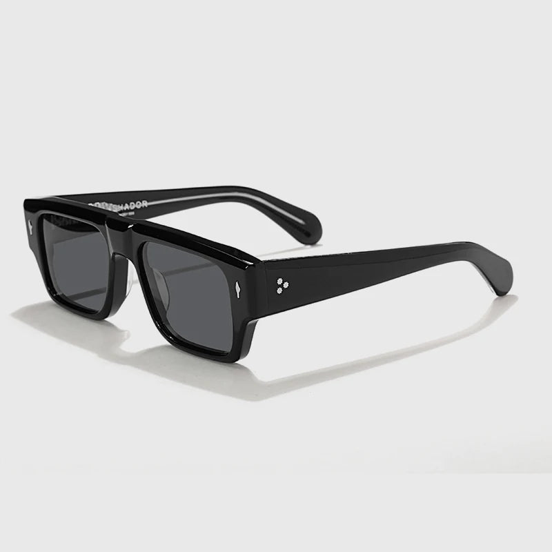 2024 Luxury Brand Sunglasses Men Top Quality SDEVOTO Handmade Square Vintage Acetate UV400 Fashion Women Protection SUN GLASSES