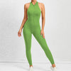 2025 Pad Deep V Women Tracksuit Yoga Set One Piece Jumpsuit Workout Scrunch Legging Sport Gym Active Suit Exercise Wear XP301