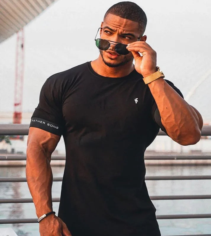 Men's Summer Round Neck Short Sleeve Loose T-Shirt