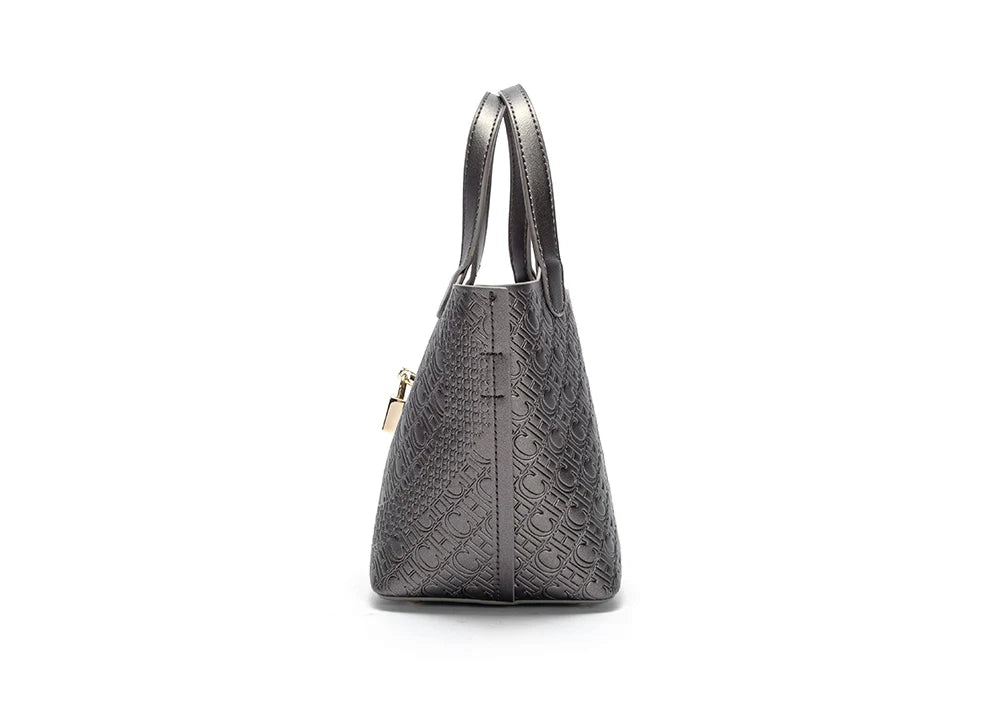 Retro Classic Women's Fashion Handbags Pure Color Design Metal Lock Buckle Accessories Ladies Shoulder Bags Minimalist Versatile