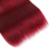 99j Burgundy Straight Human Hair Bundles 1/2/3Set 100g/Pc 10A Grade Brazilian Remy Hair Double Weft Hair Extensions Full End