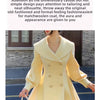 Plus Size 2024 Autumn/Winter New Style French Vintage Tweed Large Lapel Woolen Overcoat Long Sleeve Double Row Button Overcoat