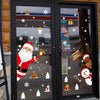 Christmas Window Sticker Merry Christmas Decorations For Home 2024 Cristmas Ornament Xmas Navidad Natal Gifts New Year 2025