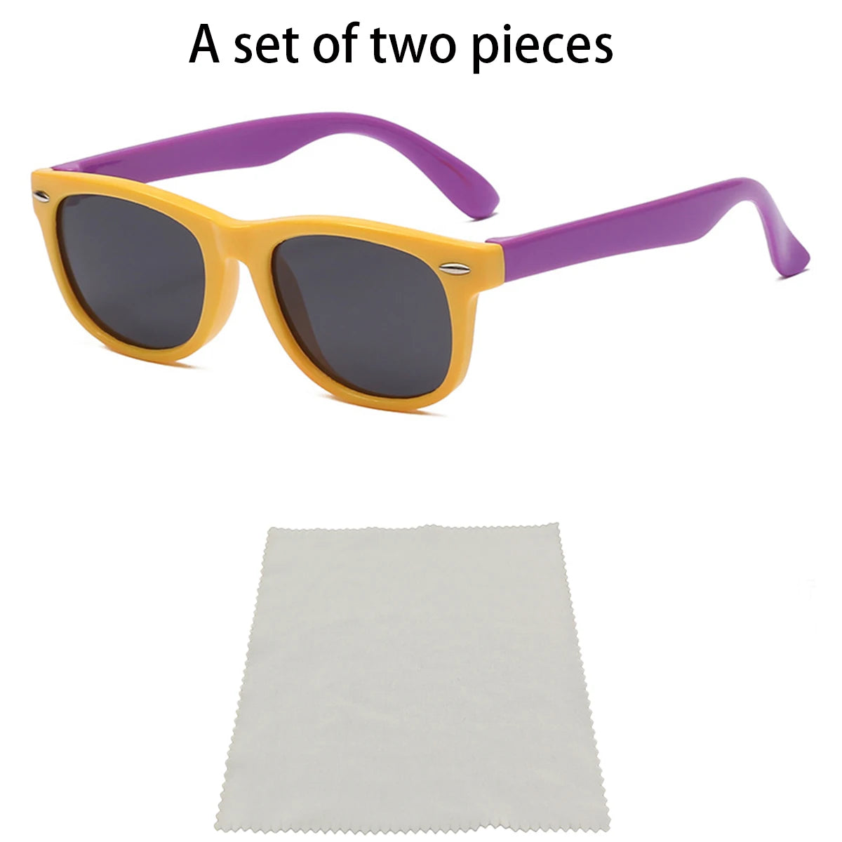 2024 Fashion Brand Children's Color Sunglasses Anti UV Baby Sunshade Anti Blue Light Glasses Girl and Boy Sunglasses UV400