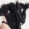 Dreadlock Extension Human Hair 0.6cm Thickness 8 Inch Full Handmade Permanent Locs Can Be Dyed and Bleached for Women Men