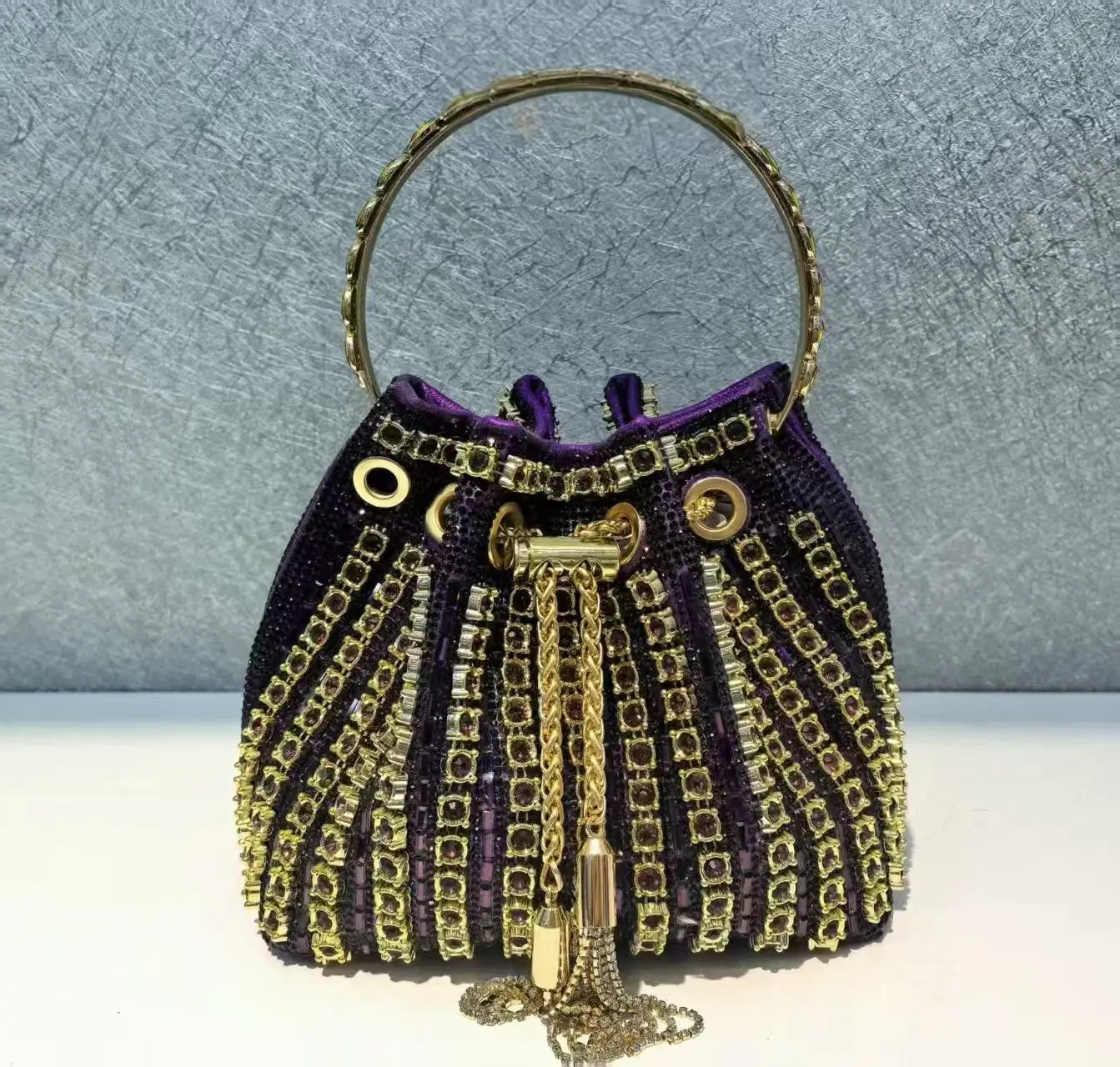 Wedding Party Clutch Purse Glitter Shiny Diamond Banquet Bag Women's Handbag Luxury Fashion Evening Bag Shoulder Chain Bag