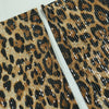 CM.YAYA Women's Set Sleeveless Fur Leopard Sequined V-neck Wool Vest and Pant Suits 2024 Street Two 2 Piece Set Outfit Tracksuit