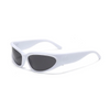 Designer y2k UV400 Mirrored Sunglasses Women White Sun Glasses Men Hispter Sport Driving Cycling Ladies Shades 2023 gafas de sol