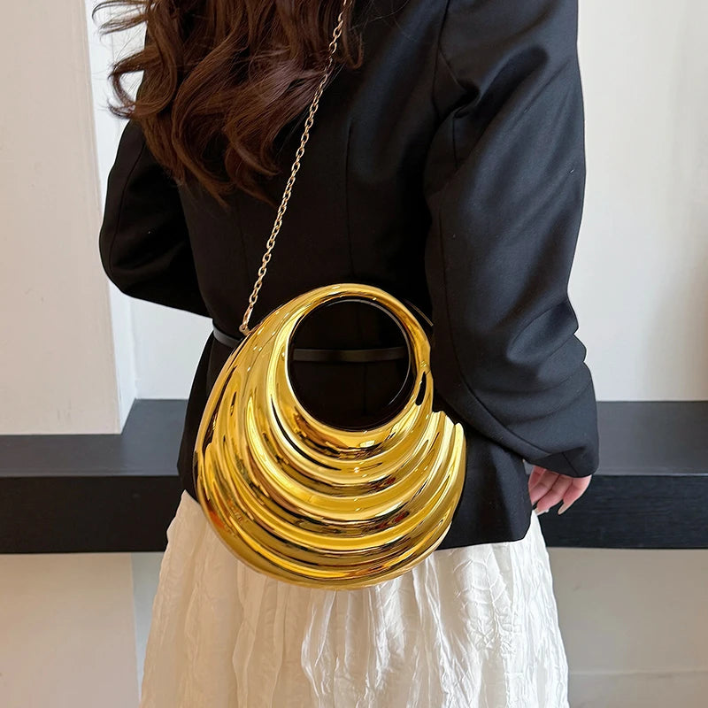 Acrylic Evening Clutch Bag Women Luxury Shoulder Bag Handbag And Crossbody Bags Fashion Party Prom Wedding Shiny Design Purse