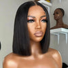Hot Red Bob Wig 13x4 Lace Front Human Hair Wigs For Women Brazilian Bone Straight Red Colored Lace Frontal Wigs 10 12 14 16 Inch