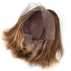 4/27 Highlight Bob Wigs Piano Colored Straight 13x4 Lace Frontal Human Hair Wig For Women HD Transparent Full Lace Bob Wigs