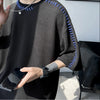Men Summer Quality T Shirts Manual Suture Harajuku Casual Tshirt For Male 2023 New Neutral Oversize Tees Short Sleeve Tops
