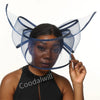 White Net Wedding Fascinator Elegant Hat Women Kentucky Derby Race Headpiece Fashion Party Mesh Chapeau Cap For Ladies Event
