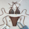 Bikini design split halterneck set summer swimsuit is comfortable for surfing holidays