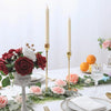 Artificial Flowers 25pcs Real Looking Blush Foam Fake Roses with Stems for DIY Wedding Bouquets Bridal Shower Centerpieces