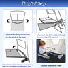 Kids Travel Airplane Bed Baby Pedals Bed Portable Kids Airplane Footrest Hammock for Flights Seat Extender Baby Travel Accessory
