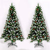 PVC Artificial Christmas Tree Spray White Pinecone Red Fruit Christmas Tree 1.2m-2.1m Christmas Party Atmosphere Home Decoration