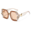Stylish Diamond Blingbling Sunglasses For Mens Women With Bee 2022 Luxury Brand Designer Rhinestone Sexy SunglassesWomen