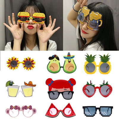 New Funny Sunglasses Party Decoration Aldult Happy Birthday Glasses Selfie Props Kids Favor Party Decor