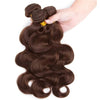 #4 Dark Brown Body Wave Bundles 1/3PCS 100% Human Hair Bundles 18-30 Inches Remy Hair Extensions For Women Brazilian Double Draw