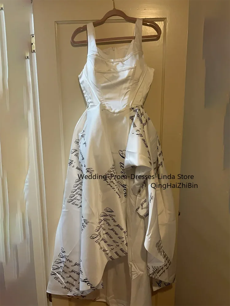 Elegant Short Front Long Back Celebrity Evening Dresses for Women Ankle-Length Prom Party Gala Special Events Dress 2024