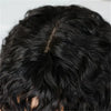 2x1 Curly Short Bob Wig Human Hair With Bangs Lace Glueless Curly Bob Wigs Human Hair Wig Natural Color For Women 180% Density
