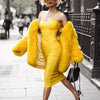 New 2024 Women Sexy Celebrity Midi Red White HL Elastic Bandage Dress Spaghetti Strap Club Bodycon Party Dress Wholesale HL434