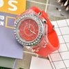 Luminous Quartz Watch for Women Personality Rhinestone Led Fashion Geneva Male and Female Students Couple Jelly Wrist Watches