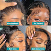13x4 Bob Wigs Jerry Curly Short Pixie Cut Water Wave Wigs Human Hair Natural Black Brazilian Deep Curly Wigs For Black Woman