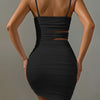Women Sexy Spaghetti Strap Bodycon Mini Dress White Backless Party Evening Outfit Nightclub Vestidos