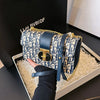 Letter Print Lock Luxury handbags Women Shoulder Bags Designer Crossbody Purses Handbag Chain Strap Clutch Bag 2025 New Small