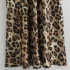 TRAFZA 2024 Women Fashion Leopard Print Skirt Vintage High Waist Midi Skirts Elegant Women Summer Casual Streetwear Skirt